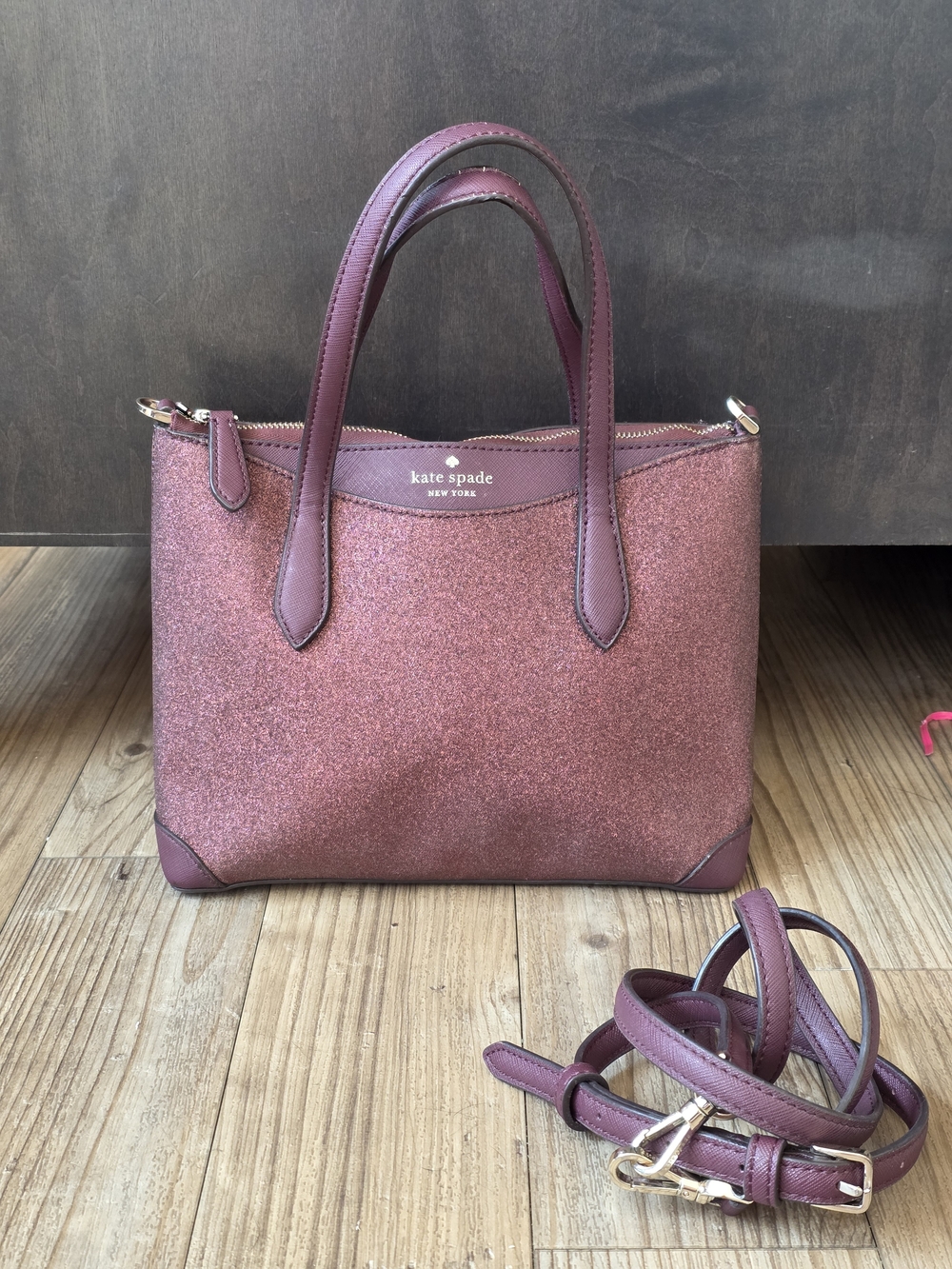 Kate Spade Shimmy Glitter Small Satchel